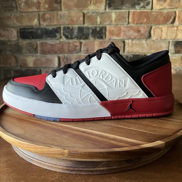 Nike Other - Nike Air Jordan NU Retro 1 Low Varsity Red Black Sneakers Shoes Mens 11